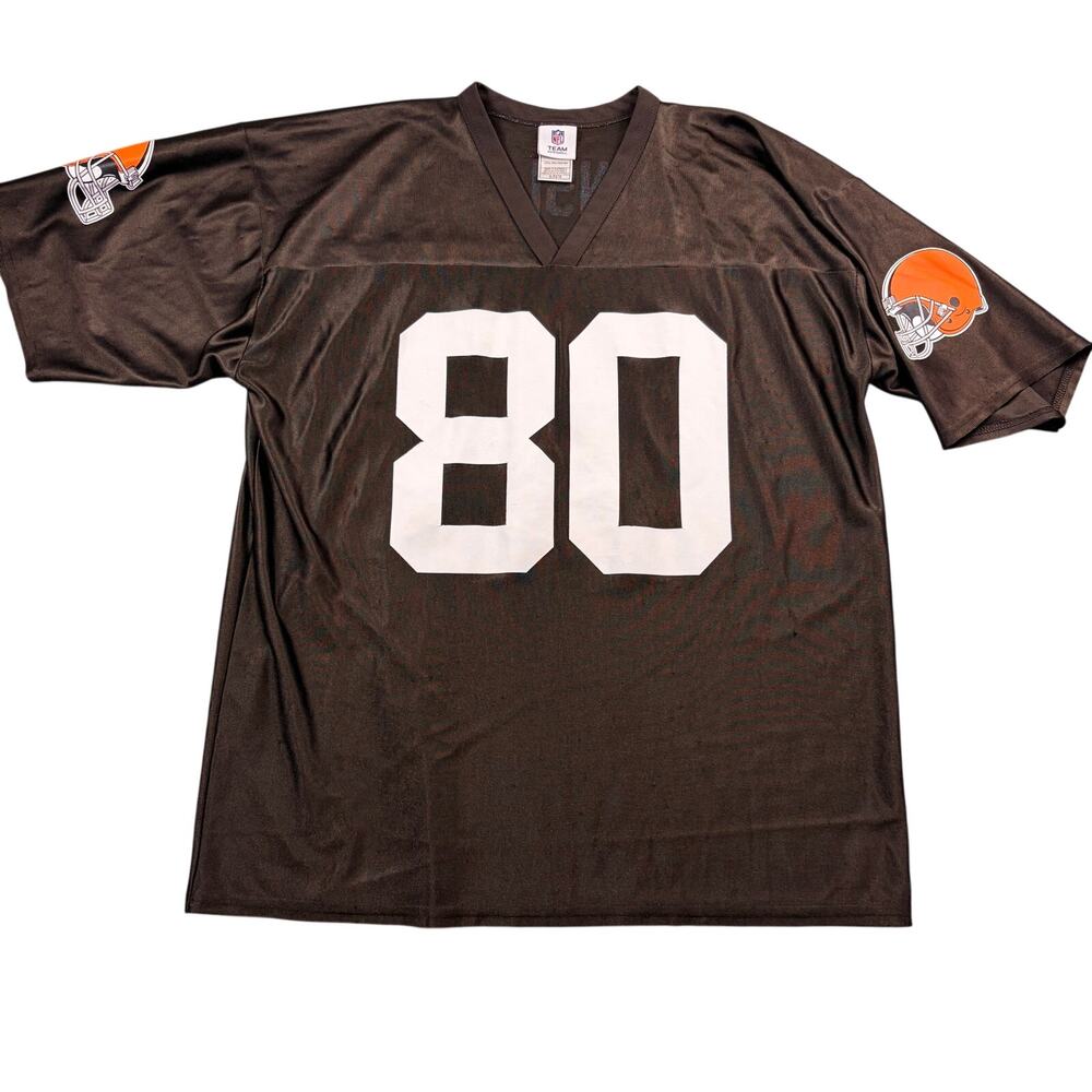 Y2K Cleveland Browns Kellen Winslow Jersey NFL Team Apparel XL Satin #80